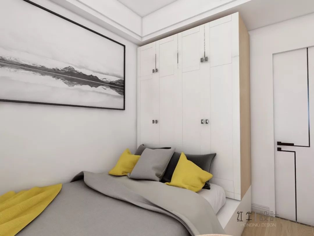 南京保利香檳國際126平米北歐風(fēng)格裝修  極致簡潔07