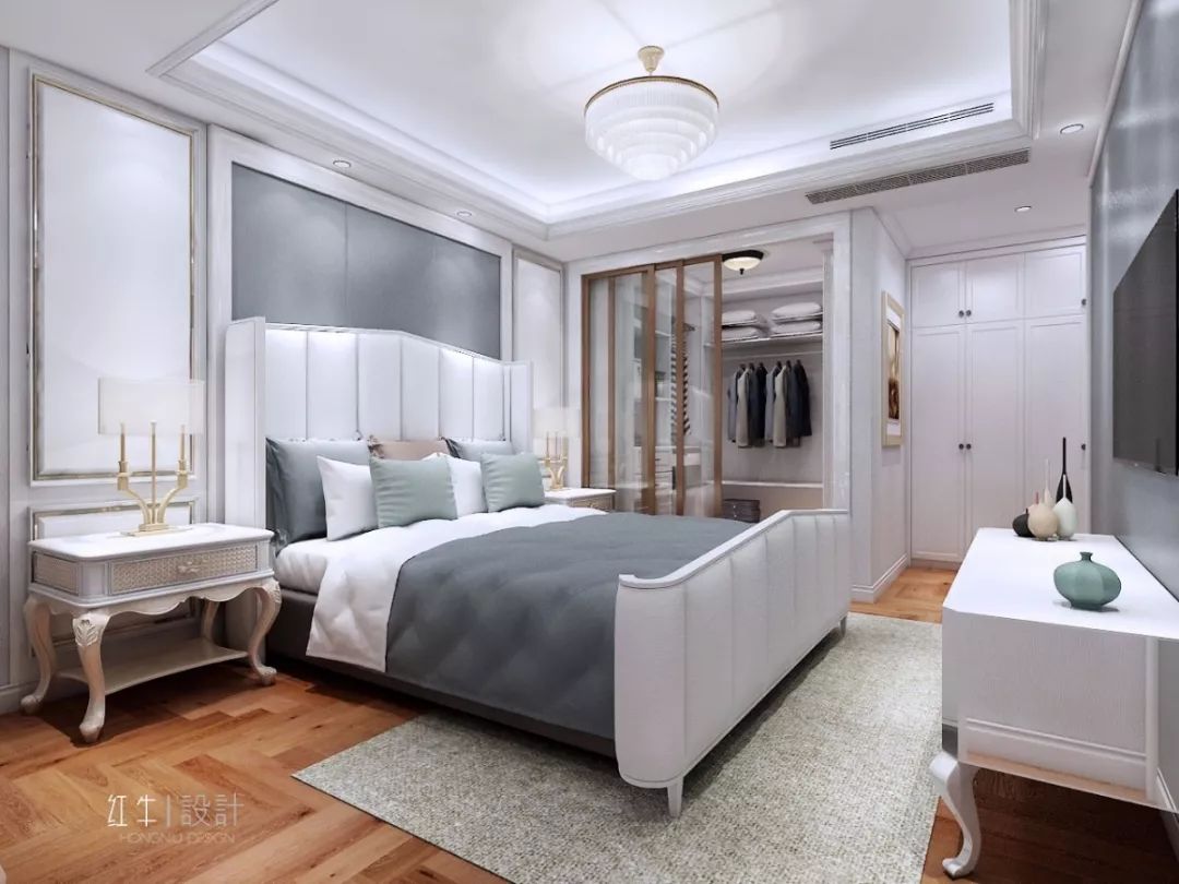 南京紫金未來城140平米簡(jiǎn)約法式風(fēng)格裝修  古典和現(xiàn)代的結(jié)合06