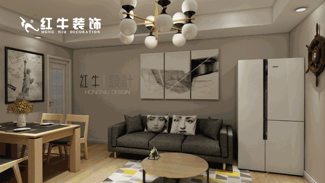 南京云南路西橋花苑79平米現(xiàn)代簡約風格裝修 溫馨浪漫01紅牛裝飾