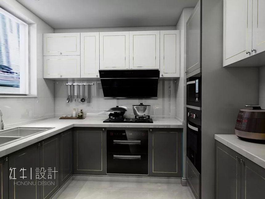 南京保利國際社區(qū)142平米現(xiàn)代簡約風(fēng)格裝修05廚房_水印