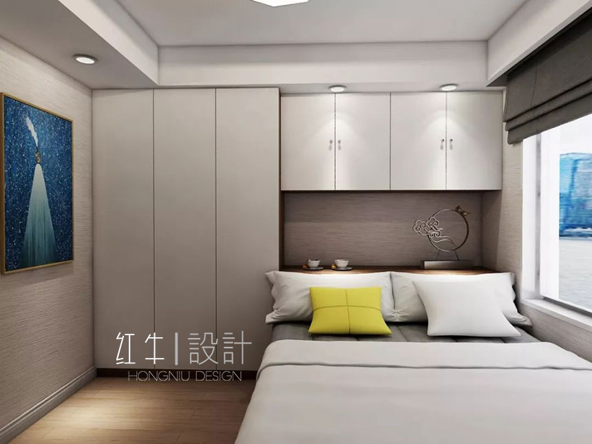 南京保利國際社區(qū)142平米現(xiàn)代簡約風(fēng)格裝修07次臥_水印