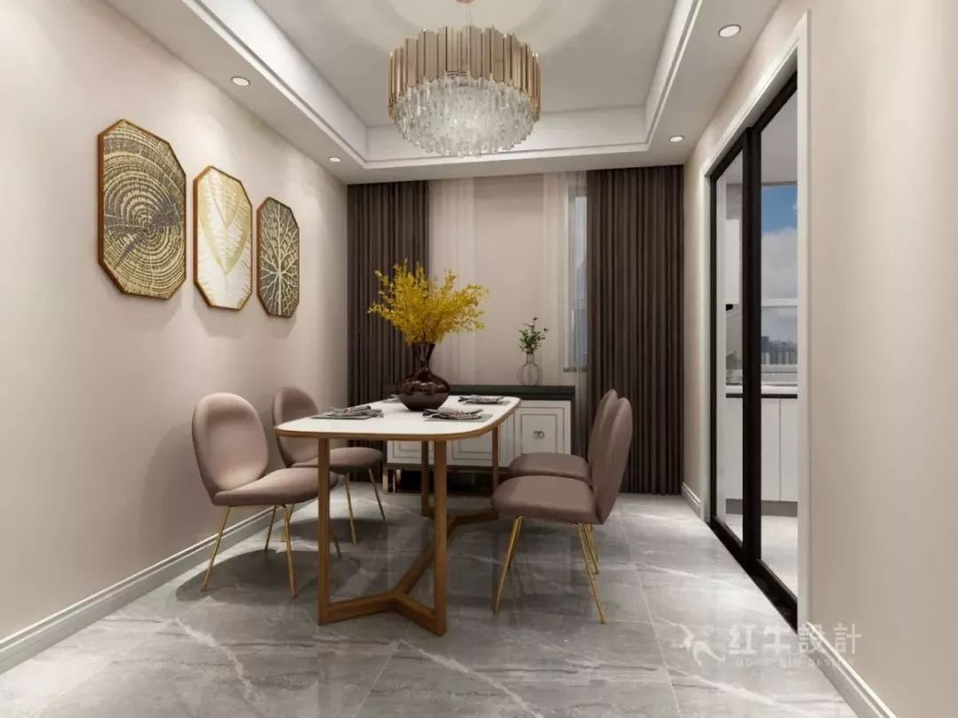 南京海賦尚城122㎡現(xiàn)代風(fēng)格--打造高品質(zhì)時(shí)尚家居05餐廳