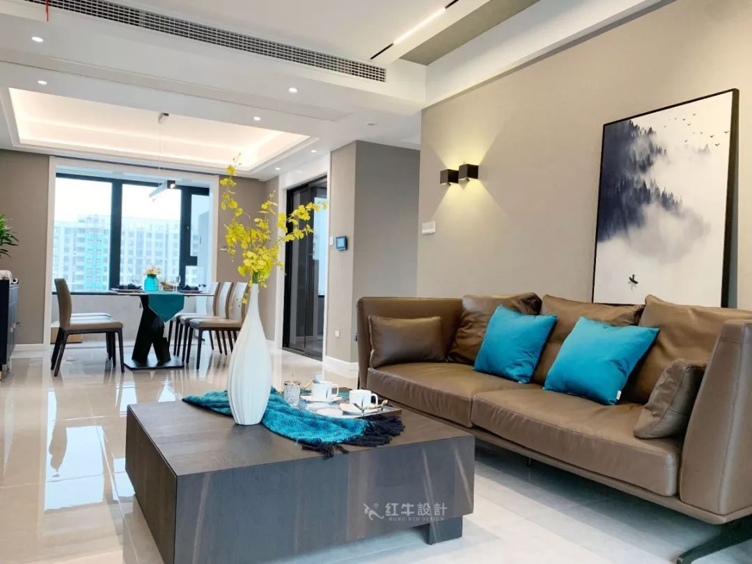 南京保利國(guó)際社區(qū)140㎡現(xiàn)代風(fēng)格--四室二廳大戶型，寬敞開闊又舒適！04客廳設(shè)計(jì)