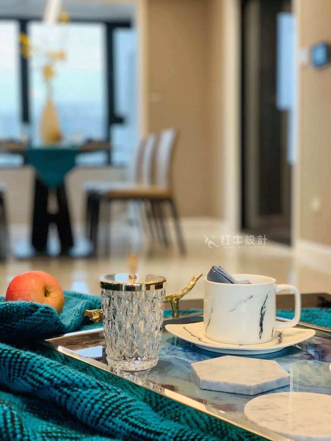 南京保利國(guó)際社區(qū)140㎡現(xiàn)代風(fēng)格--四室二廳大戶型，寬敞開闊又舒適！06客廳設(shè)計(jì)