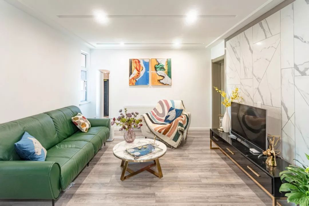 南京龍蟠花苑90㎡現(xiàn)代輕奢--老房升級改造，變身時尚精致家！01