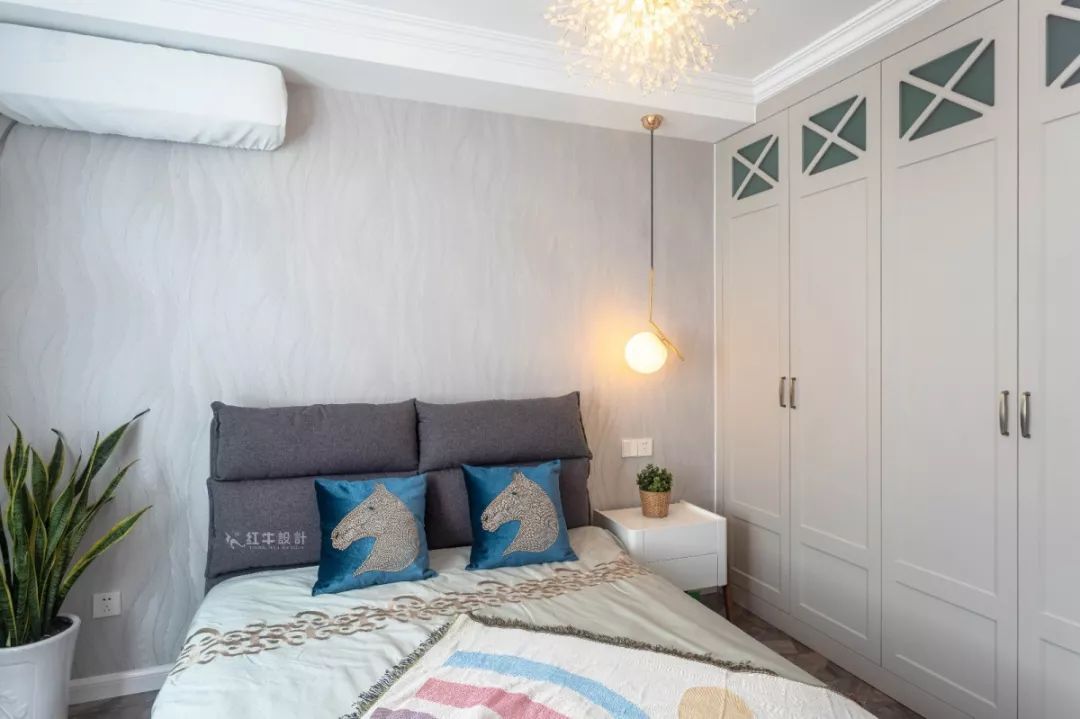 南京龍蟠花苑90㎡現(xiàn)代輕奢--老房升級改造，變身時尚精致家！15臥室改造