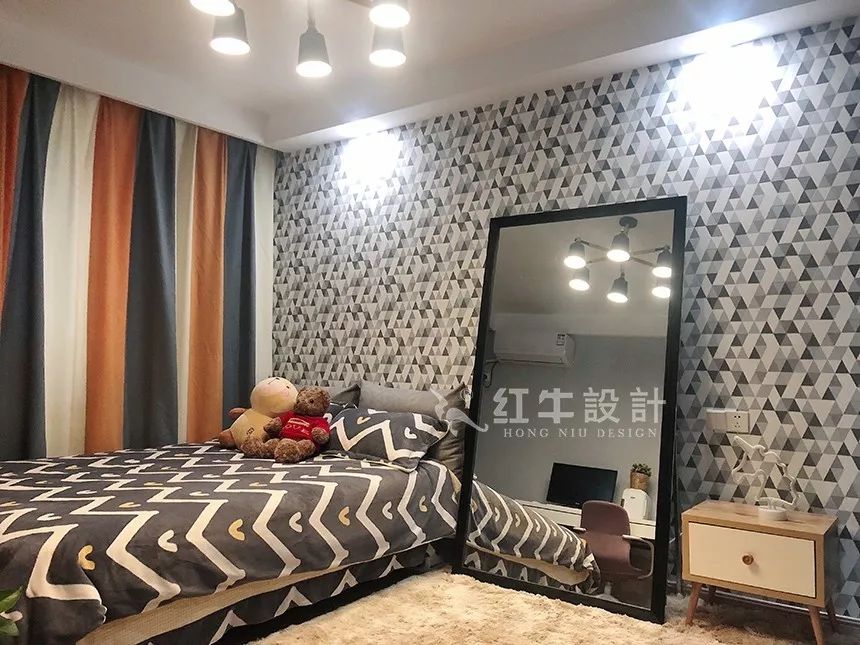 南京后宰門街75㎡北歐風(fēng)格--美翻了的家庭小院08臥室設(shè)計