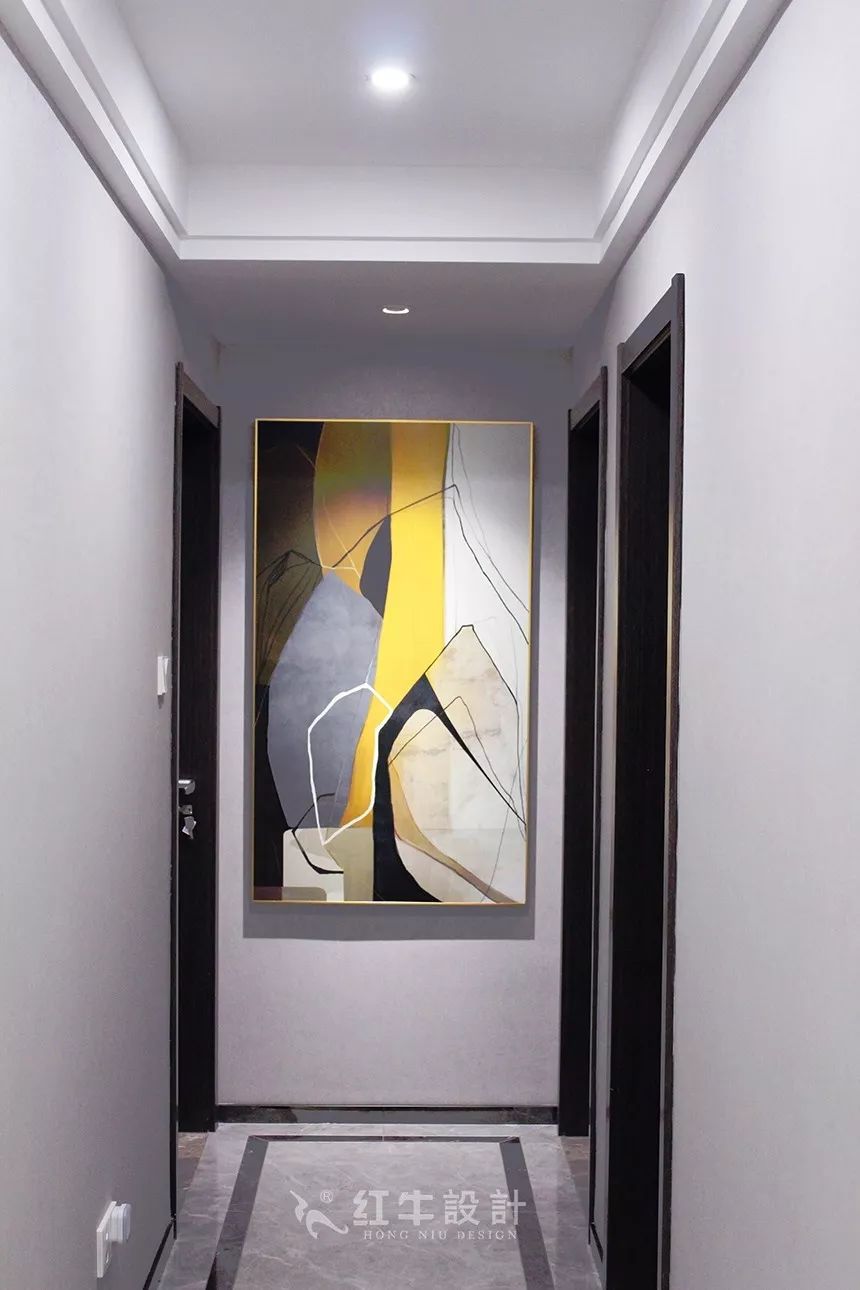 南京春江紫宸90㎡簡(jiǎn)約風(fēng)格--家有“小熊”06走廊設(shè)計(jì)