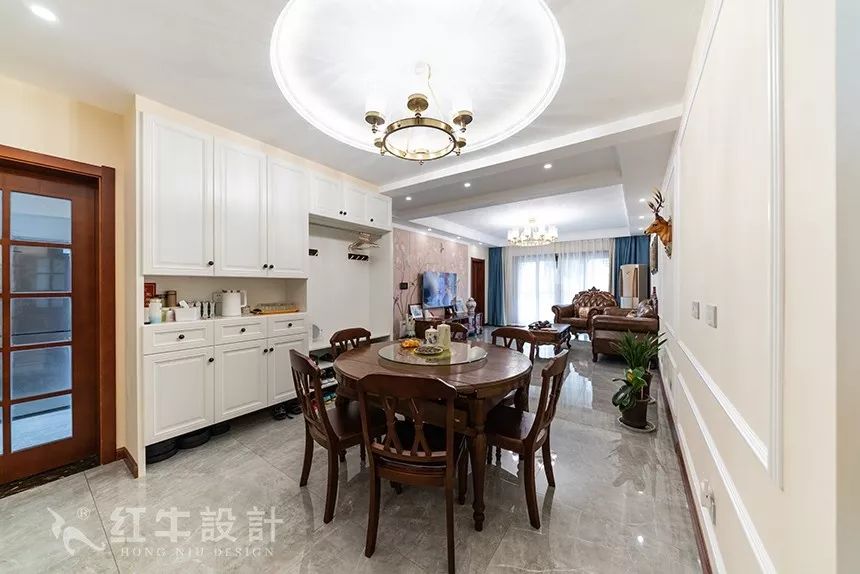 碧桂園鳳鳴苑160㎡簡美風格--喜歡深色家具的看過來07餐廳效果