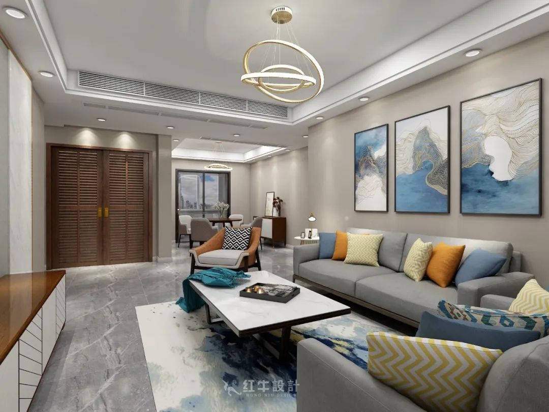 熊皓宇_同曦國際廣場140㎡輕奢風(fēng)格--改善性住房應(yīng)該這樣設(shè)計01