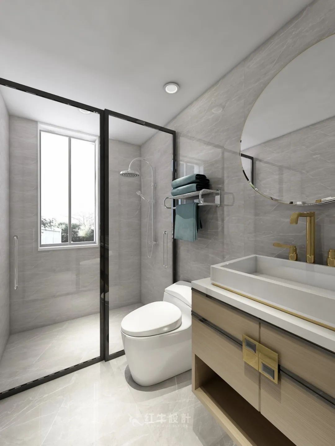 熊皓宇_同曦國際廣場140㎡輕奢風(fēng)格--改善性住房應(yīng)該這樣設(shè)計10主臥設(shè)計