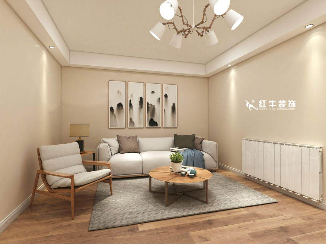 蔣琛_九條巷106㎡現(xiàn)代風(fēng)“養(yǎng)老房”裝修，給設(shè)計做減法！04客廳+logo