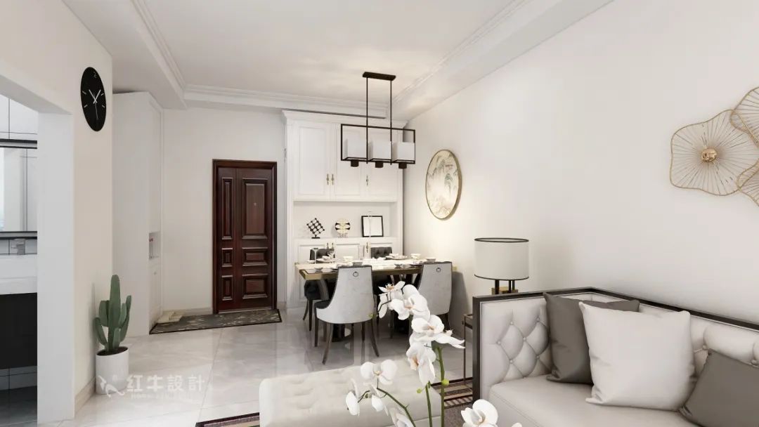 魏明花_明發(fā)財(cái)富中心63㎡新中式風(fēng)格--小戶(hù)型大利用02客餐廳