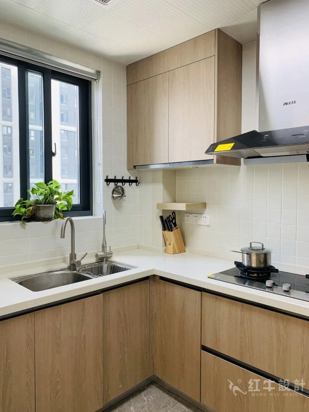 孟憲濤_保利國際社區(qū)115㎡現(xiàn)代北歐--簡潔明亮之家，一人獨居太愜意！12實景效果_廚房