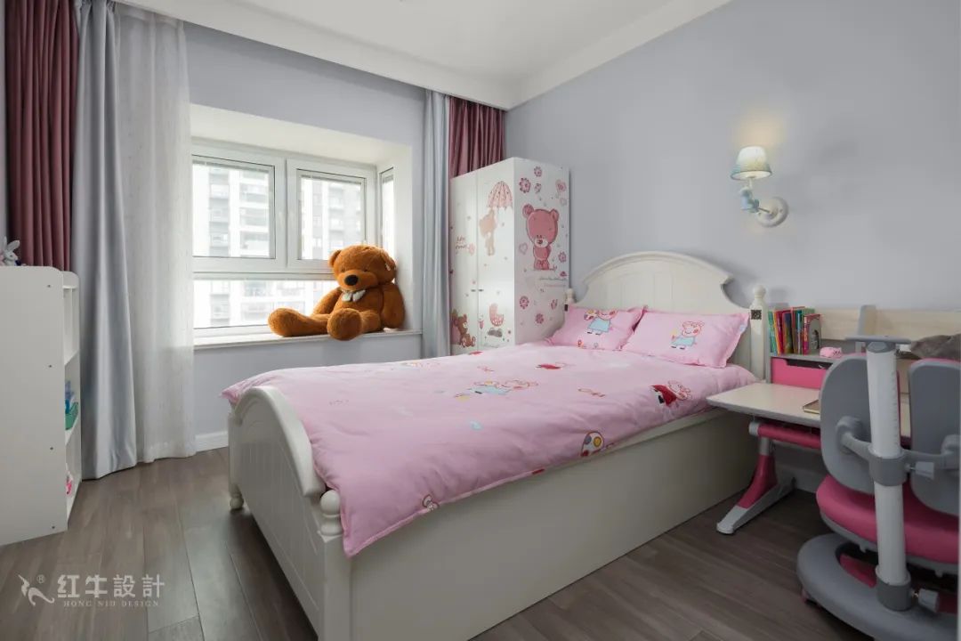 85后夫婦的美式輕奢家，起名“海藍(lán)之謎”！12兒童房