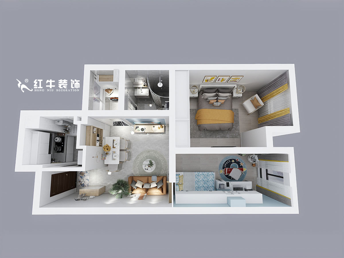 熊皓宇_齊修南苑1-1-1305-60㎡-現(xiàn)代風(fēng)格00鳥(niǎo)瞰圖