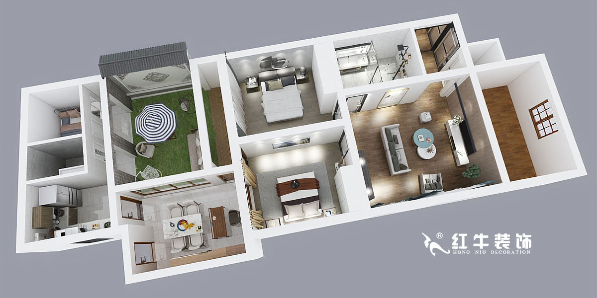 魏利利_桃園小區(qū)7號(hào)101室-95㎡-現(xiàn)代風(fēng)格00桃園鳥(niǎo)瞰圖