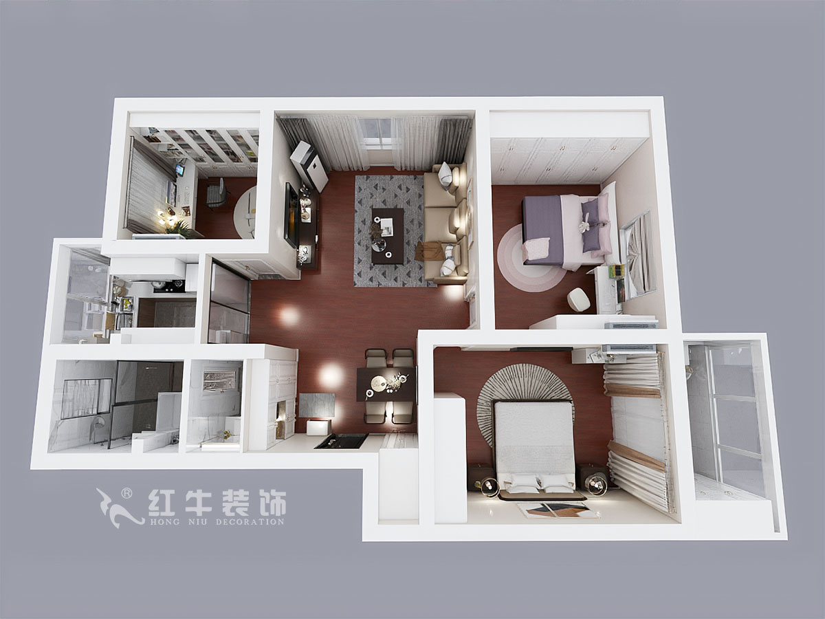 顧娟_怡居園5-19-302-102㎡-現(xiàn)代風(fēng)格_3室2廳1衛(wèi)(老房裝修)_定制家¥130000_全包13萬00_04鳥瞰圖