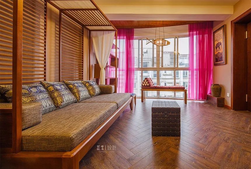 紅牛設計 · 大宅--260㎡ · 東南亞風格 · 頤和美地西園10