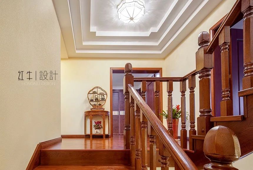 吳波_紅牛設(shè)計 · 大宅--280㎡ · 中式古典風(fēng)格 · 湯山東湖麗島10