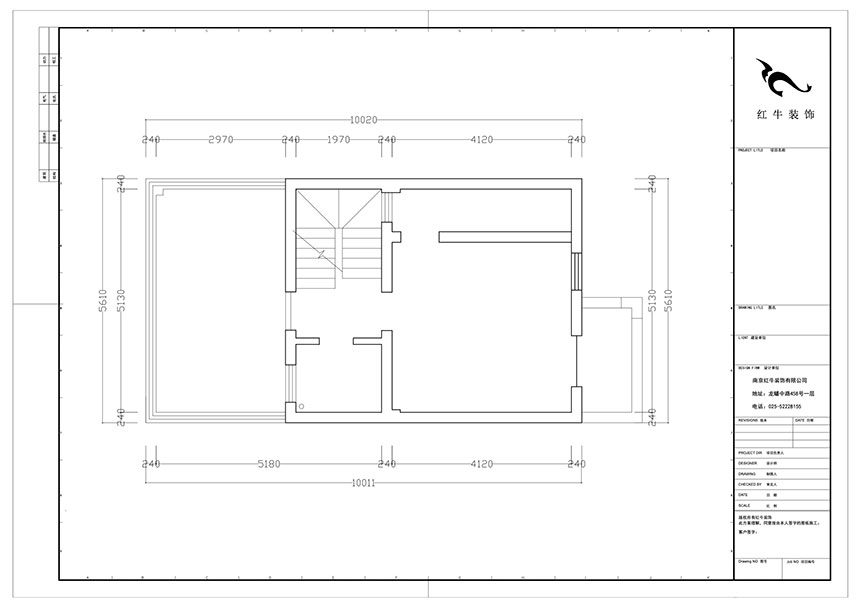 陸利民_香地美舍602-156㎡-新中式風格_5室2廳3衛(wèi)（新房裝修）_定制家￥208000_全包25萬00_04四層原始結(jié)構(gòu)圖