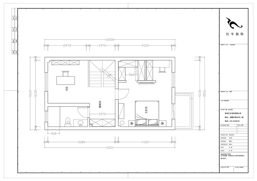 陸利民_香地美舍602-156㎡-新中式風格_5室2廳3衛(wèi)（新房裝修）_定制家￥208000_全包25萬00_06二層平面布置圖
