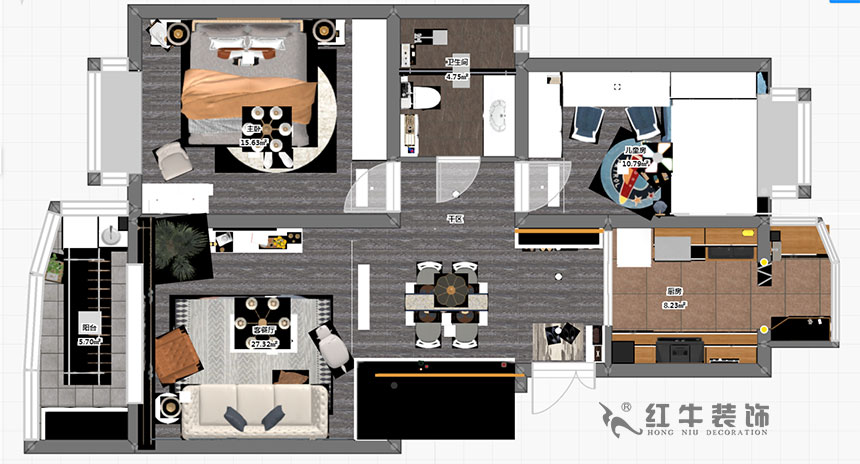 劉萍萍_風(fēng)光里34-122-402-90㎡-簡歐風(fēng)格_3室2廳1衛(wèi)(老房裝修)_定制家¥124700_全包12