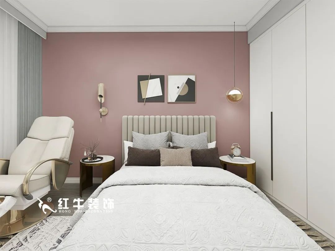 劉萍萍_仙龍灣山莊90㎡輕奢風(fēng)格｜加入一點(diǎn)金屬線條，這個(gè)家高級又溫柔！08