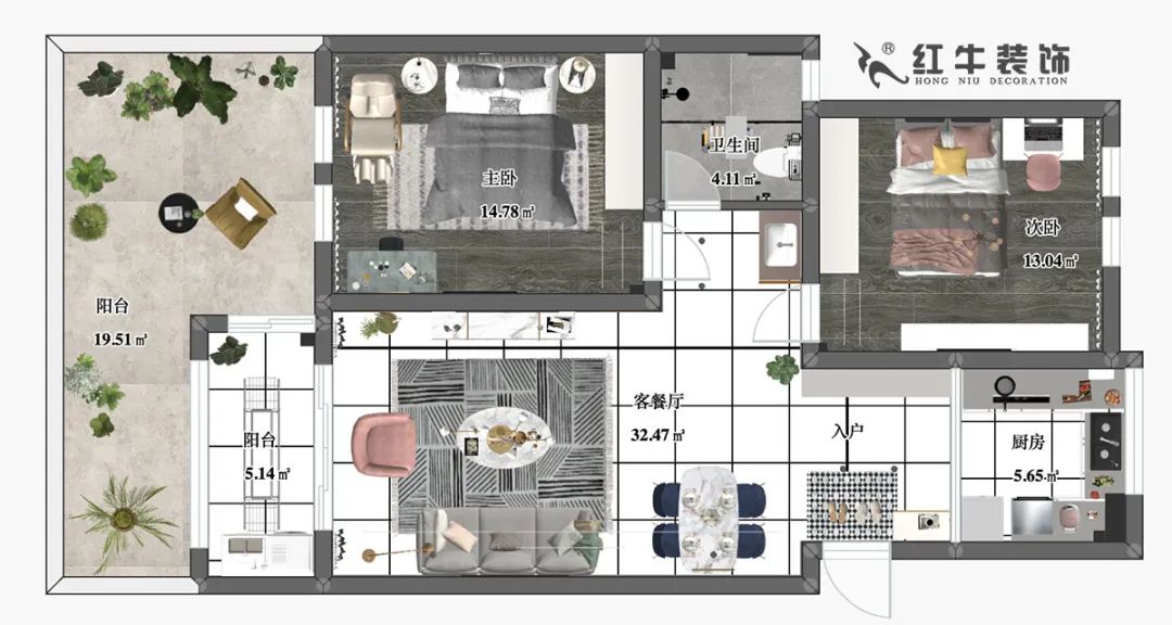 劉萍萍_仙龍灣山莊90㎡輕奢風(fēng)格｜加入一點(diǎn)金屬線條，這個(gè)家高級又溫柔！12