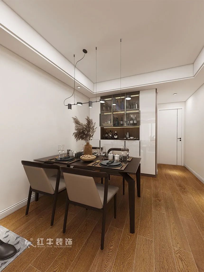 沙發(fā)不要靠墻，這樣設(shè)計(jì)才夠別致?。櫨阓東城水岸115㎡現(xiàn)代風(fēng)格_3室2廳1衛(wèi)_舊房裝修_全包17萬(wàn)）09