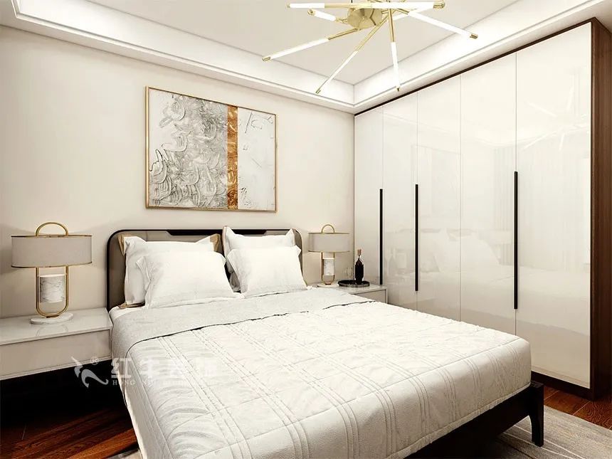 沙發(fā)不要靠墻，這樣設(shè)計(jì)才夠別致?。櫨阓東城水岸115㎡現(xiàn)代風(fēng)格_3室2廳1衛(wèi)_舊房裝修_全包17萬(wàn)）10