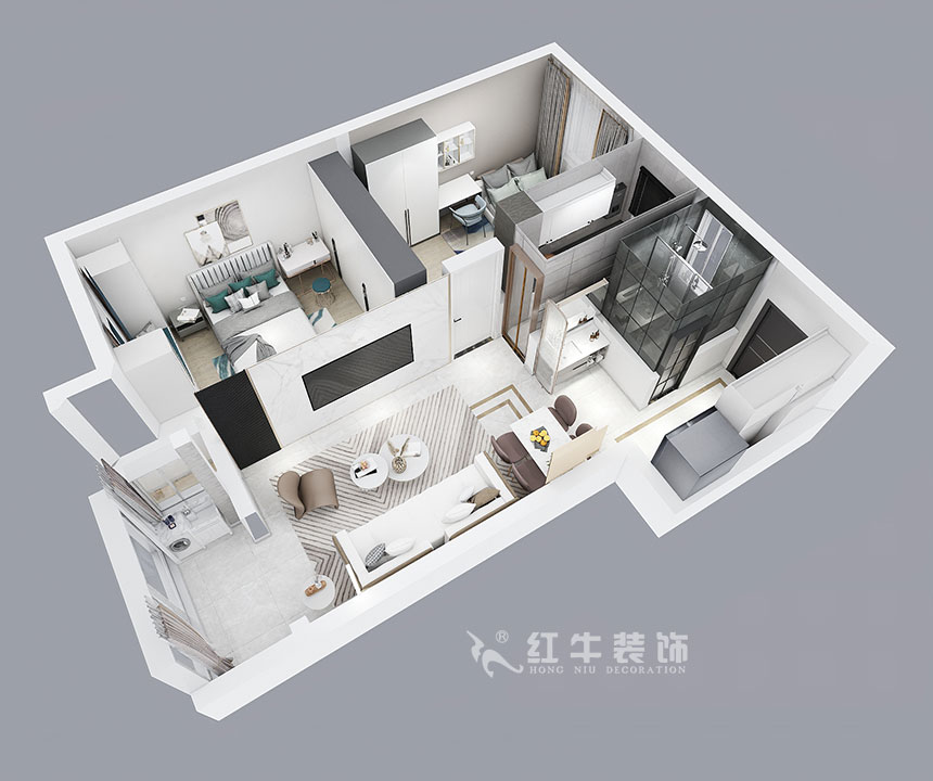 朱明琪_紫楊佳園24-3-910-87㎡-現(xiàn)代簡(jiǎn)約風(fēng)格_2室2廳1衛(wèi)(新房裝修)_成品家¥120000_全包10萬(wàn)00_04鳥(niǎo)瞰圖