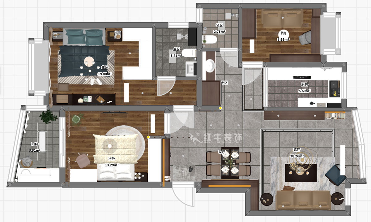 劉小勇|鑫園12-906-120㎡-現(xiàn)代風(fēng)格|3室2廳2衛(wèi)|老房裝修|成品家¥147000|全包14
