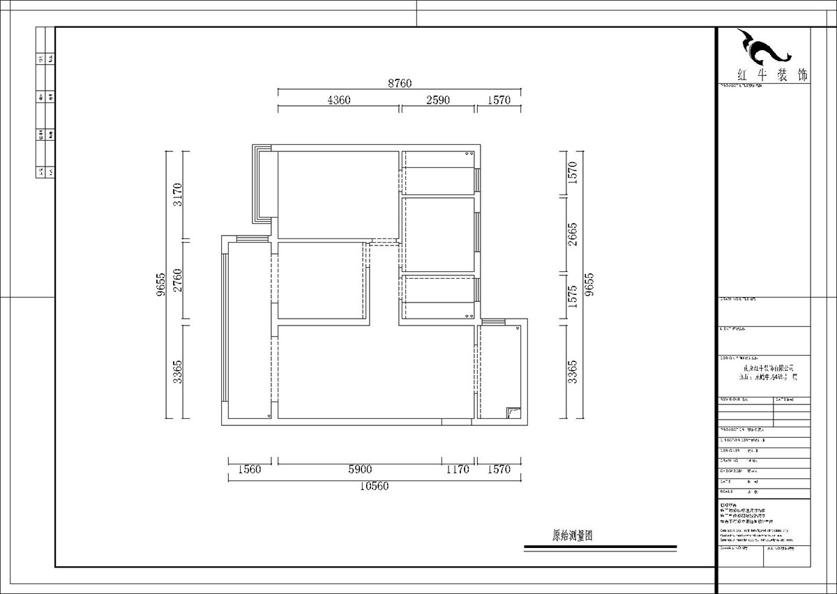 熊浩宇｜藍(lán)光·睿創(chuàng)新筑5-1004-110㎡-簡美風(fēng)格｜3室2廳2衛(wèi)｜新房裝修｜定制家￥231400｜全包20萬｜00_01原始結(jié)構(gòu)圖
