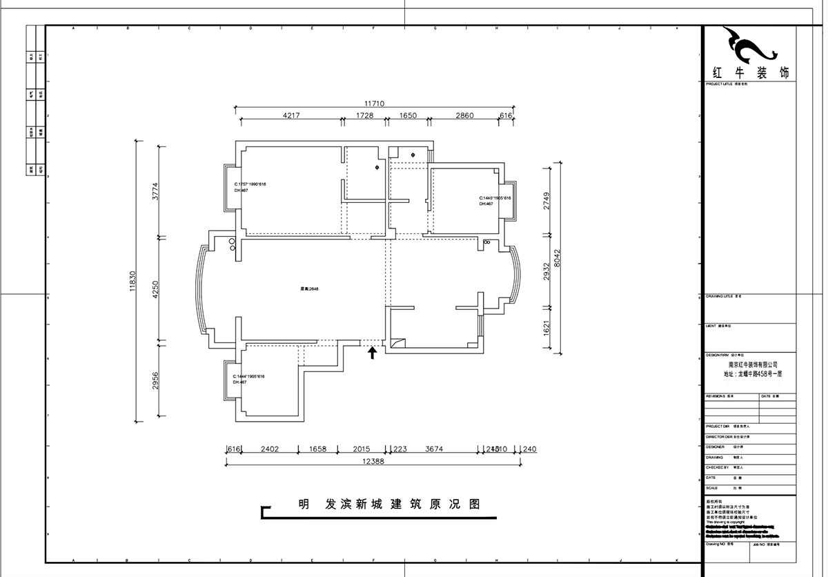 魏明花｜明發(fā)濱江新城240-1-802-118㎡-現(xiàn)代簡約風格｜3室2廳2衛(wèi)｜二手房裝修｜定制家￥183000｜全包18
