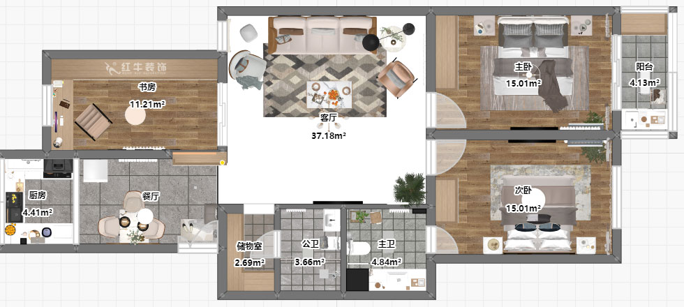 劉小勇|黃埔花園12-503-120㎡-現(xiàn)代風格|3室2廳2衛(wèi)|老房裝修|定制家¥145000|全包14