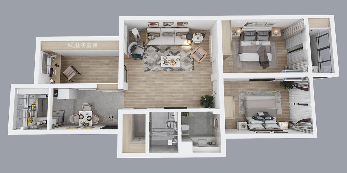 劉小勇|黃埔花園12-503-120㎡-現(xiàn)代風格|3室2廳2衛(wèi)|老房裝修|定制家¥145000|全包14