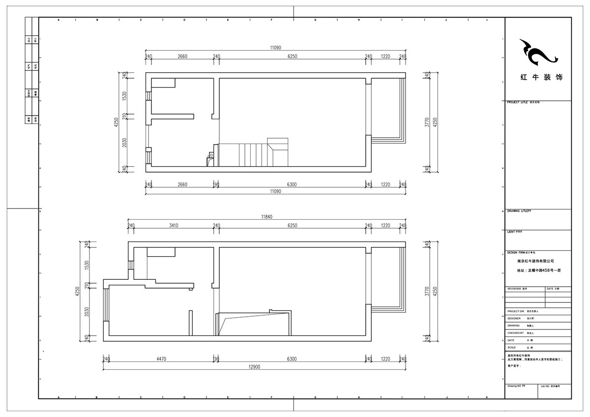 陸利民｜金基匯錦國際7-1009-100㎡-現(xiàn)代風(fēng)格｜3室2廳1衛(wèi)｜舊房裝修｜定制家｜全包14萬｜00_01原始結(jié)構(gòu)圖