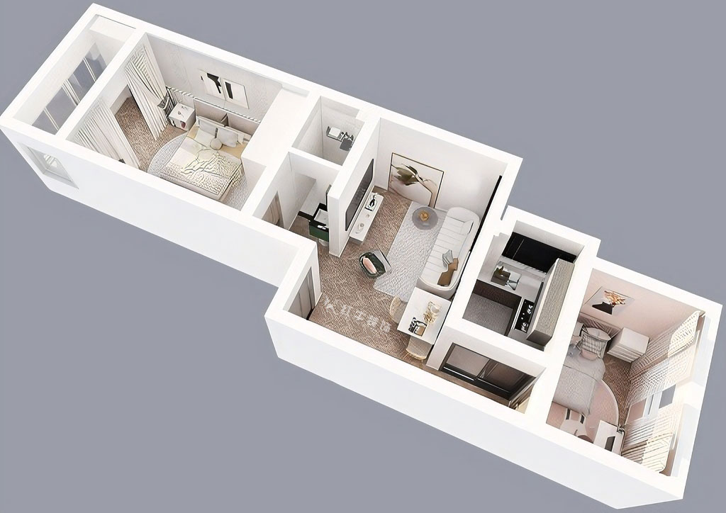 朱明琪|富貴里3-乙單元-601-55㎡-現(xiàn)代簡約風(fēng)格|2室2廳1衛(wèi)|老房裝修|定制家|全包14