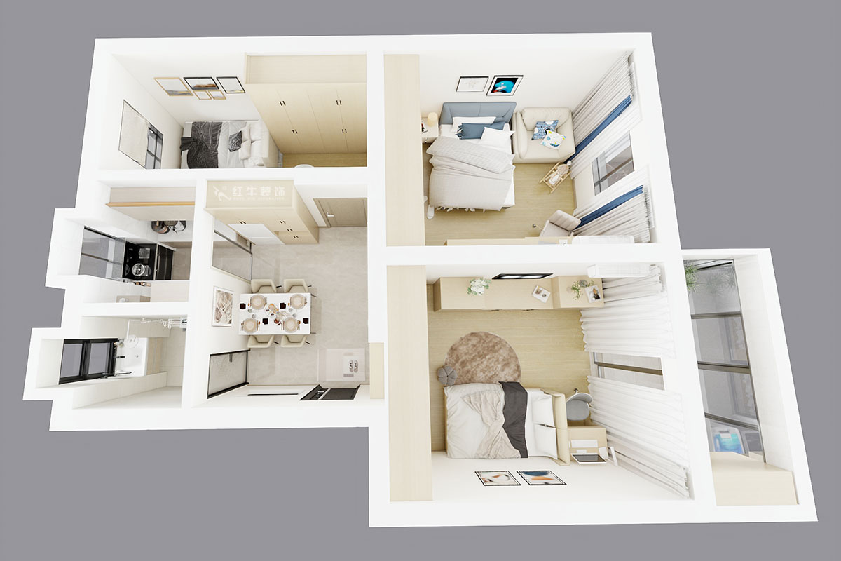 劉小勇|東井二村524-505-72㎡-現(xiàn)代簡約風(fēng)格|3室1廳1衛(wèi)|老房裝修|定制家|全包15