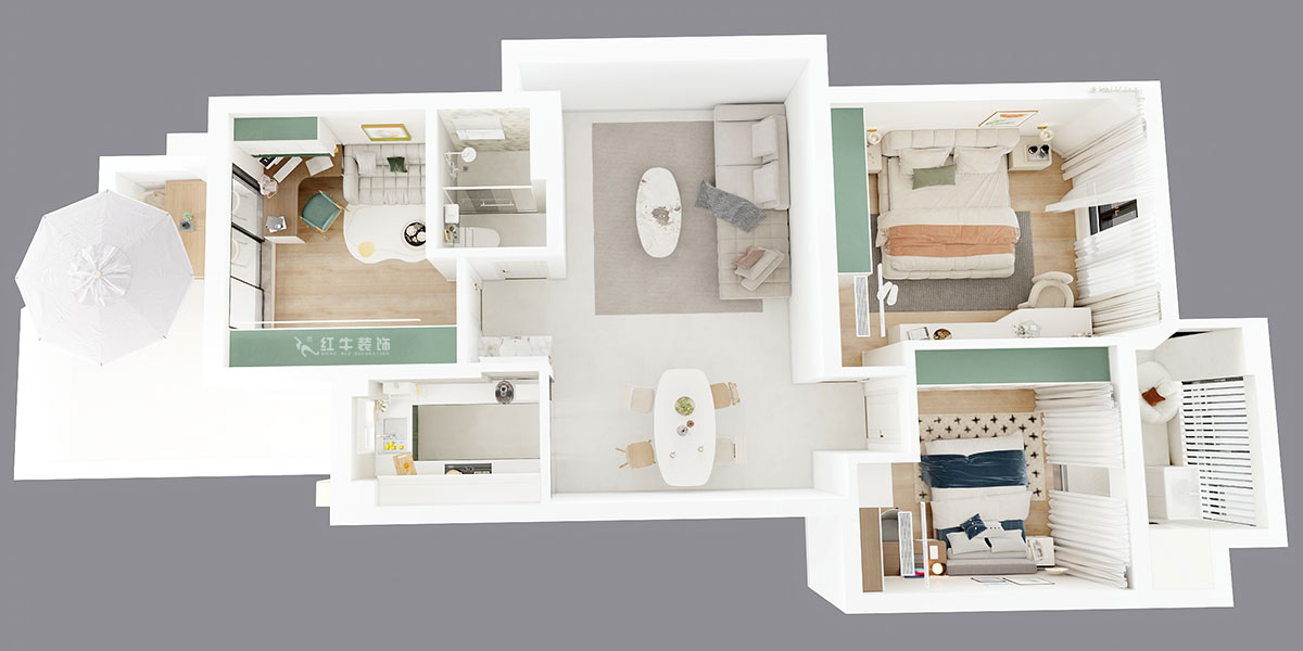 劉萍萍|楓情水岸12-1-101-104㎡-簡約風(fēng)格|3室2廳1衛(wèi)|老房裝修|定制家|全包13