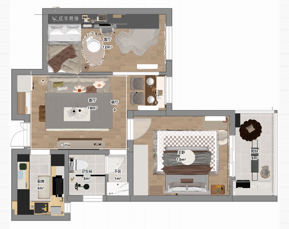 朱彥|鳳翔新城6-3-310-65㎡-現(xiàn)代簡(jiǎn)約風(fēng)格|2室2廳1衛(wèi)|老房改造|定制家|全包9