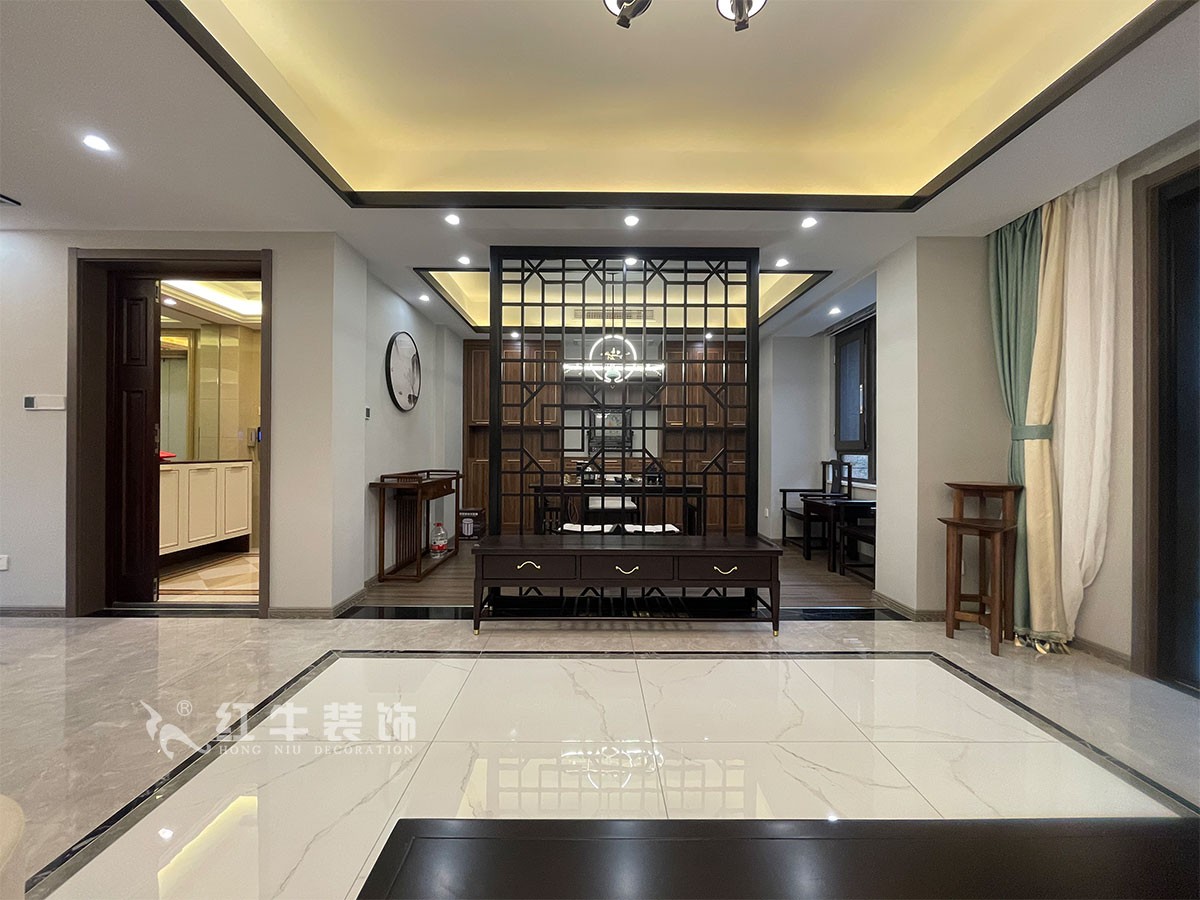 實景案例｜南京明發(fā)香山郡140㎡新中式風(fēng)格裝修，東方美學(xué)拿捏