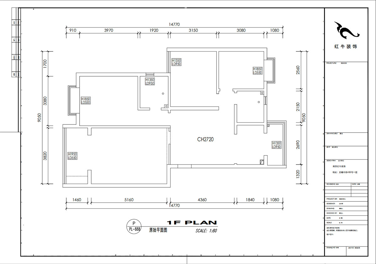 劉小勇|江南名府3-204-115㎡-簡(jiǎn)美風(fēng)格|3室2廳1衛(wèi)|老房裝修|定制家|全包13萬(wàn)|00_01原始結(jié)構(gòu)圖