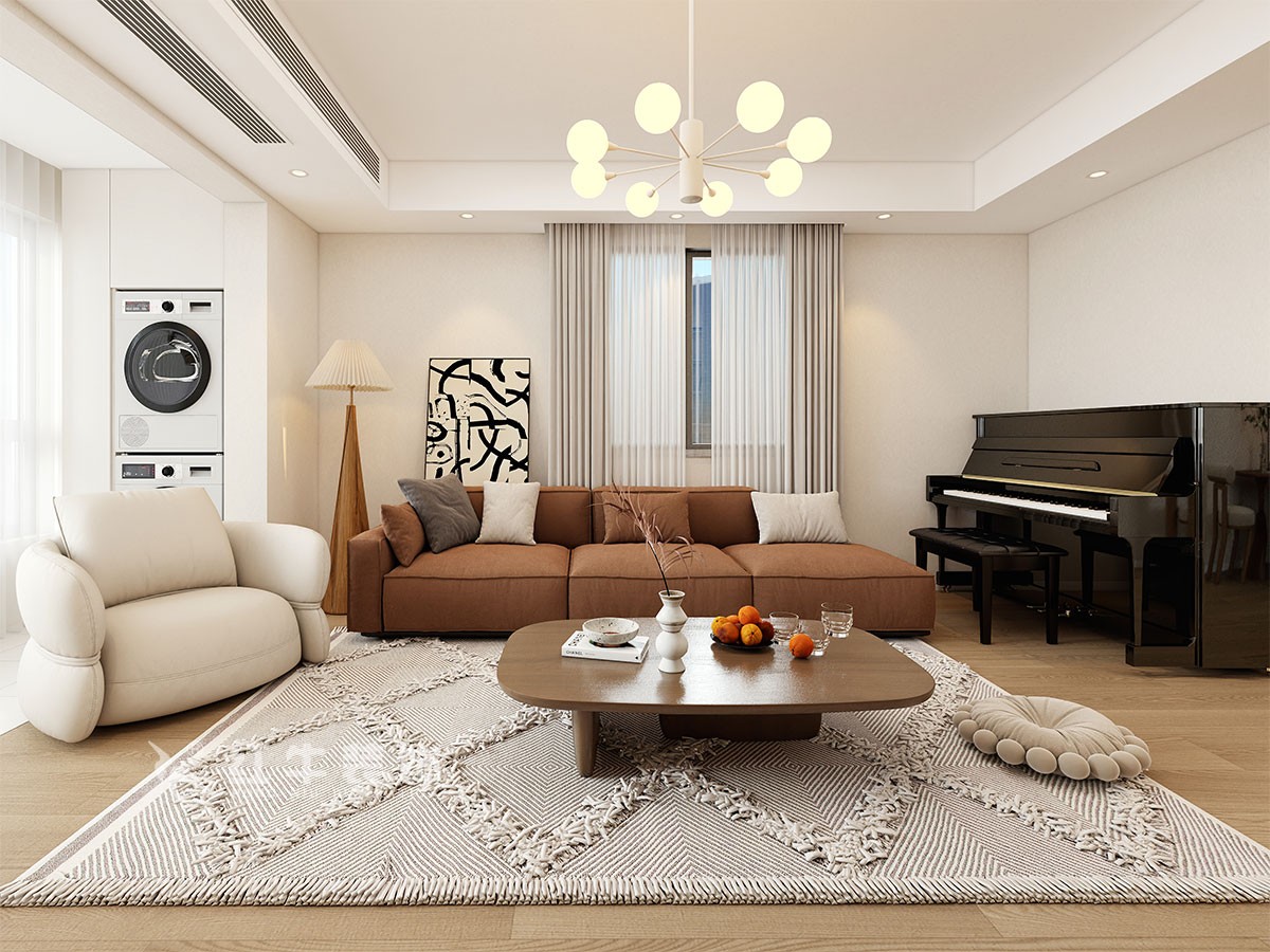 南京110㎡現(xiàn)代簡約風(fēng)裝修，簡約干凈，永不過時