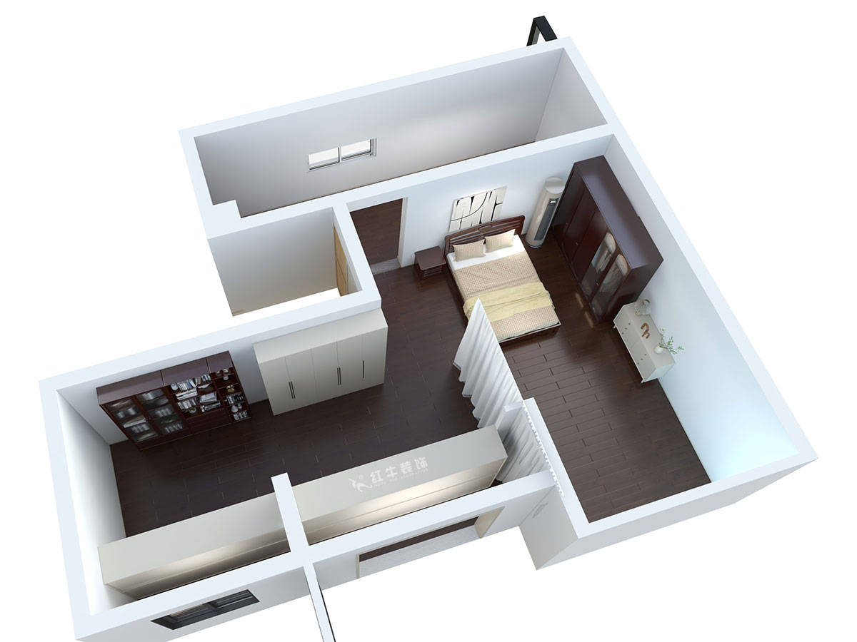 蔣?。汩坷?-3-1101-260㎡-現(xiàn)代簡(jiǎn)約風(fēng)格｜4室3廳2衛(wèi)｜老房裝修｜定制家｜全包29萬｜00_07鳥瞰圖