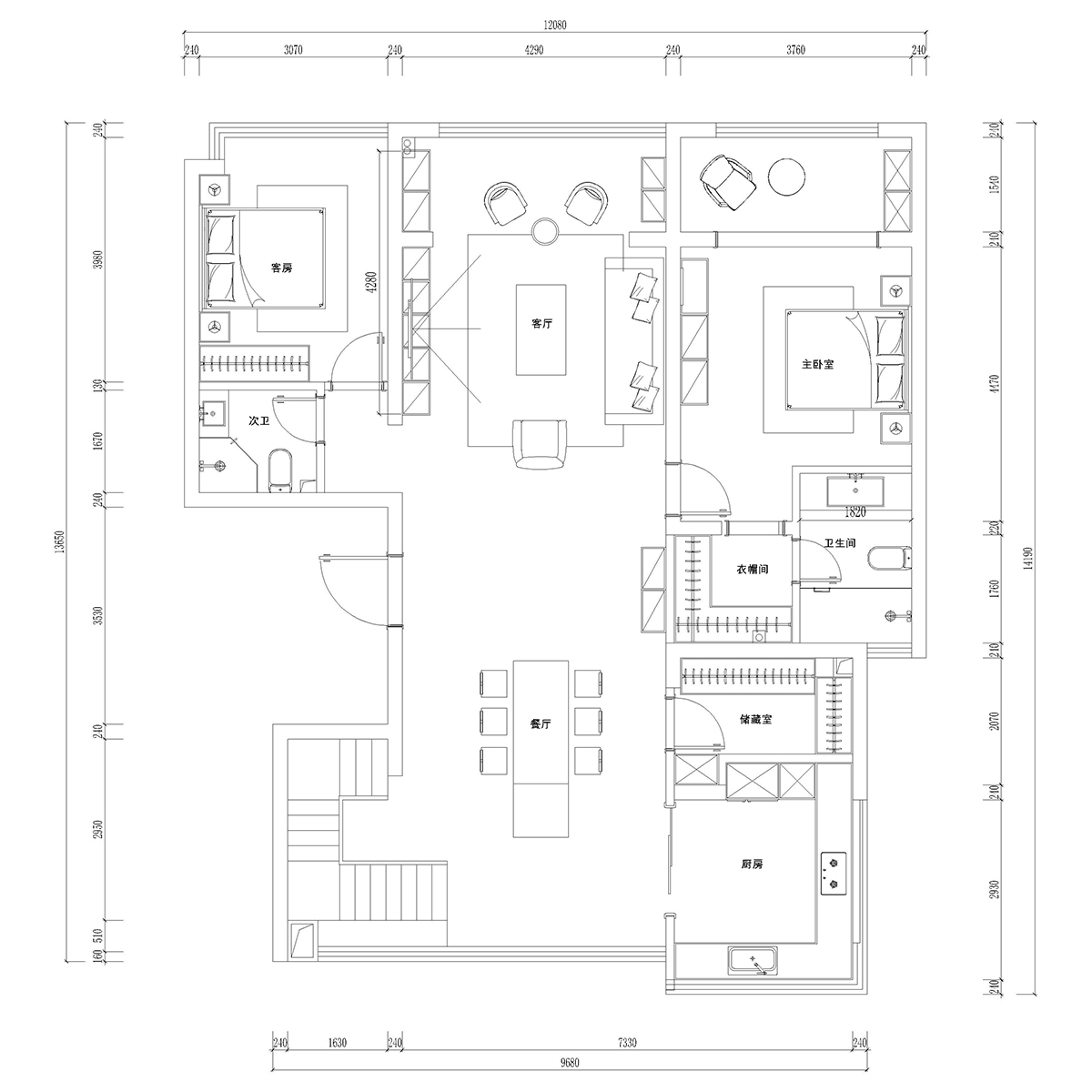1200劉曉芳|高淳中交榮域花園D區(qū)23-602-260㎡-中古風(fēng)格|躍層|7室2廳4衛(wèi)|新房裝修|半包17