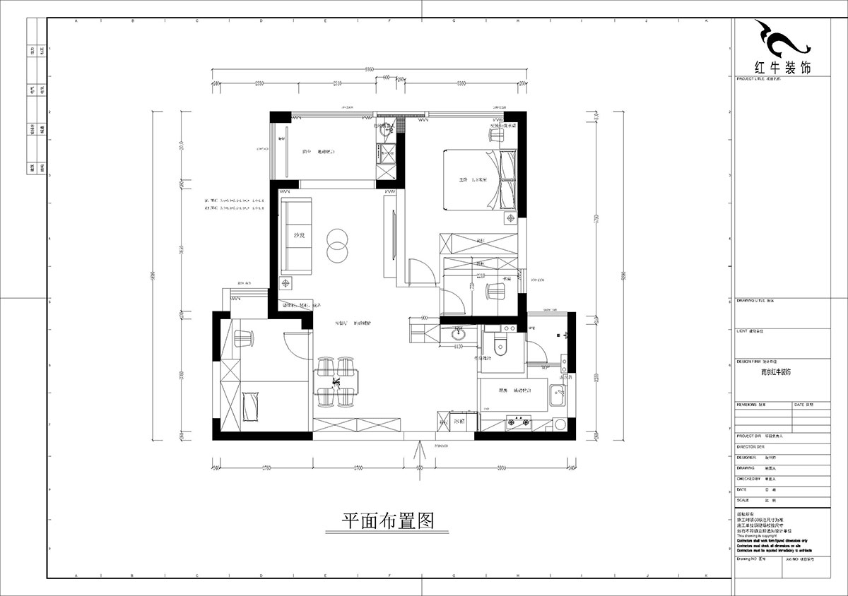 孟憲濤｜雅居樂花園23-2-2502-88㎡-簡(jiǎn)約中古風(fēng)格｜3室2廳2衛(wèi)｜老房裝修｜定制家｜全包12萬(wàn)｜00_02平面布置圖