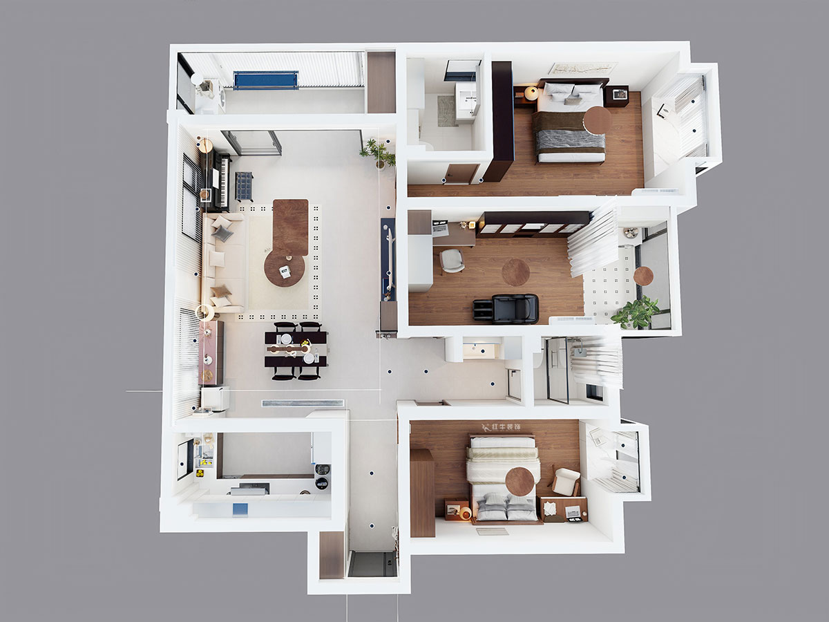 魏明花|金陵大公館10-601-150㎡-現(xiàn)代簡約風(fēng)格|3室2廳2衛(wèi)|二手房裝修|定制家|全包16