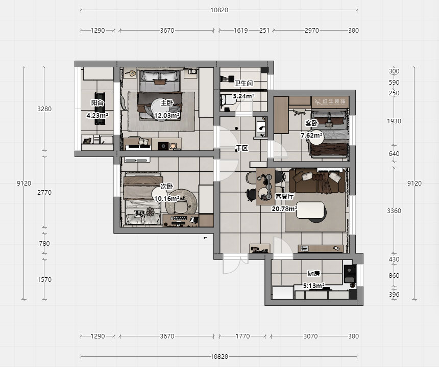 劉小芳|南灣營融康苑19-1-804-85㎡-現(xiàn)代奶油風(fēng)格|3室2廳1衛(wèi)1廚1陽臺|老房裝修|定制家|全包8